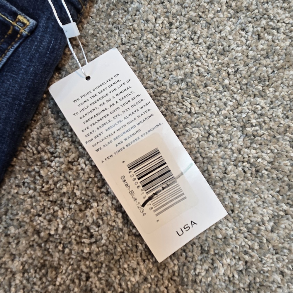 Kimes Ranch Sarah Jeans Bootcut Denim 12/34 Western High-Rise Ranch Classic dark - Picture 7 of 7